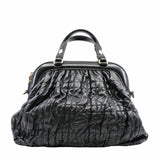 thumbnail Cannage Leather tote black ghw - L'UXE LINK