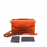 thumbnail side bag leather orange - L'UXE LINK