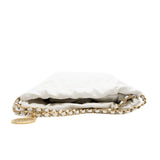 thumbnail mini 22bag in calfskin white ghw #CU1EXXXX - L'UXE LINK