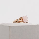 thumbnail Rose Dior Pré Catelan Ring In Rose Gold/Diamonds/Pink Quartz - L'UXE LINK
