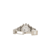 thumbnail pilot's watch chronograph in green dial steel band#378006 - L'UXE LINK