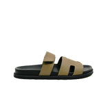 thumbnail Chypre Sandal Etoupe/Black Epsom Leather Size 43 - L'UXE LINK