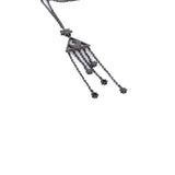 thumbnail Extra Long Pewter Celestial Astrology Lariat Necklace - L'UXE LINK