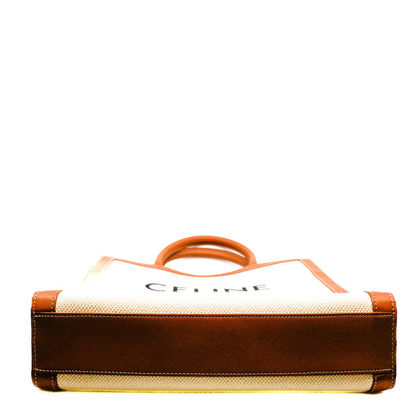 SMALL CABAS VERTICAL IN TRIOMPHE CANVAS AND CALFSKIN
white AUD 2,750