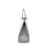thumbnail medium issimo in white &light purple calfskin leather with strap phw 2015