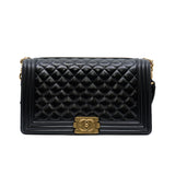 thumbnail New Medium Leboy In Calfskin Black Ghw Seri 21 - L'UXE LINK