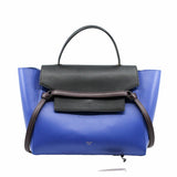 thumbnail BELT HANDBAG LEATHER black navy mix - L'UXE LINK