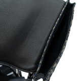thumbnail Oblique Canvas Beige/Black Saddle Messenger Pouch Bag - L'UXE LINK
