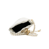 thumbnail Matelasse Pearl Chain White In Lambskin GHW Seri 31 - L'UXE LINK