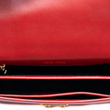 thumbnail small flap bag in Calfskin Lizard Embossed red/pink ghw - L'UXE LINK