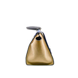 thumbnail Trapeze Small Black/Blue/White Tricolour Handle Bag PHW - L'UXE LINK