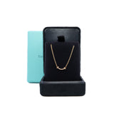 thumbnail Small 18k Rose Gold Smile Round Diamonds Bracelet - L'UXE LINK