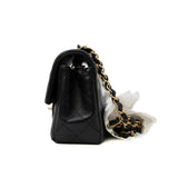 thumbnail Mini Egyptian Amulet Rectangular Black Lambskin Flap Bag GHW Seri 27