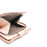 thumbnail orange beige compact buckle wallet - L'UXE LINK