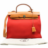 thumbnail herbag 31 fabric orange red phw A stamp - L'UXE LINK