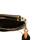 thumbnail Multi Pochette Accessoires Bag Monogram with Green Strap - L'UXE LINK