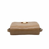 thumbnail triomphe bag medium lizard brown light camel ghw - L'UXE LINK