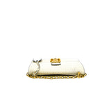 thumbnail Small Dioraddict Ivory White Canyon Grained Lambskin Flap Bag GHW - L'UXE LINK