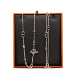 thumbnail Farandole Sterling Silver Long Necklace 160 - L'UXE LINK