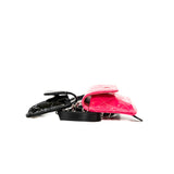 thumbnail Belt In Love Black And Pink In Patent Leather Quilted Double Mini Flap Waist Bag Seri 29 - L'UXE LINK