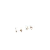 thumbnail Smile diamond Earrings in 18k rg - L'UXE LINK