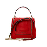 thumbnail Small Serpenti Forever Top Handle Red Calfskin Handbag GHW - L'UXE LINK