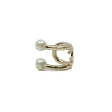 thumbnail Pearl CC Single Ear Cuff GHW - L'UXE LINK