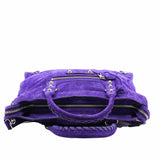 thumbnail city medium suede purple phw - L'UXE LINK