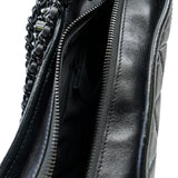 thumbnail Small Gabrielle So Black Aged Calfskin Quilted Hobo Bag Seri 28 - L'UXE LINK