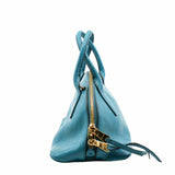 thumbnail bowling bag green blue ghw - L'UXE LINK