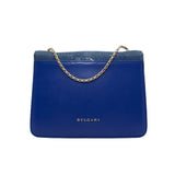 thumbnail Serpenti Blue Jasper Galuchat Skin Calfskin Forever Crossbody Bag Ghw - L'UXE LINK