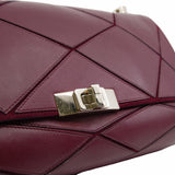 thumbnail Flap Bag MM Wine Red - L'UXE LINK