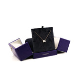thumbnail Jeux de Liens Pendant In 18k Rose Gold/Mother-of-Pearl/Diamond Necklace - L'UXE LINK