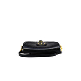 thumbnail small bobby bag with strap in calfskin black ghw 2021