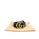 thumbnail GG Marmont wide belt with shiny buckle ghw 105cm
