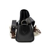 thumbnail Kelly Messenger PM Bag In Black Evergrain Leather PHW W Stamp - L'UXE LINK