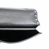 thumbnail hangbag balck and white with rivet phw - L'UXE LINK