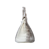 thumbnail Birkin 30 in Crocodile Himalaya Stamp B Phw 2024 - L'UXE LINK