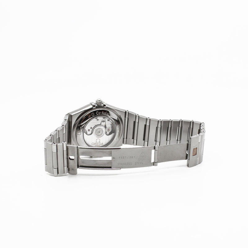 36mm constellation pearl dial diamond watch steel band #O1111O362052001