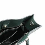 thumbnail men tote bag large green saffiano - L'UXE LINK