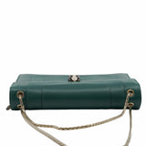 thumbnail serpentine MM green double flap ghw - L'UXE LINK