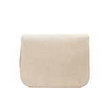 thumbnail Medium Milky White Classic Box Calfskin Leather Bag GHW - L'UXE LINK