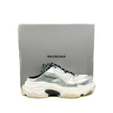 thumbnail triple s mule sneaker in fabric white/silver#44