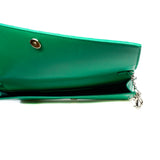 thumbnail medium evening clutch in lambskin green phw 2013
