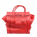 thumbnail Luggage Bag  Mini Grainy Leather Caviar Red - L'UXE LINK