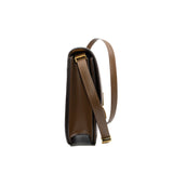 thumbnail Medium Camel Classic Box In Calfskin Leather Bag GHW - L'UXE LINK