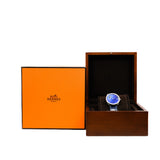 thumbnail Arceau Petite Lune watch, Large model, 38 mm, blue alligator
