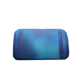 thumbnail Birkin 40 HAC Cosmos Togo Leather Bleu Nuit PHW D Stamp - L'UXE LINK