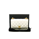 thumbnail 25s double gold ball woc in white calfskin ghw #G3N8xxxx