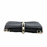 thumbnail Rockstud Lock Glam Bag leather black ghw - L'UXE LINK